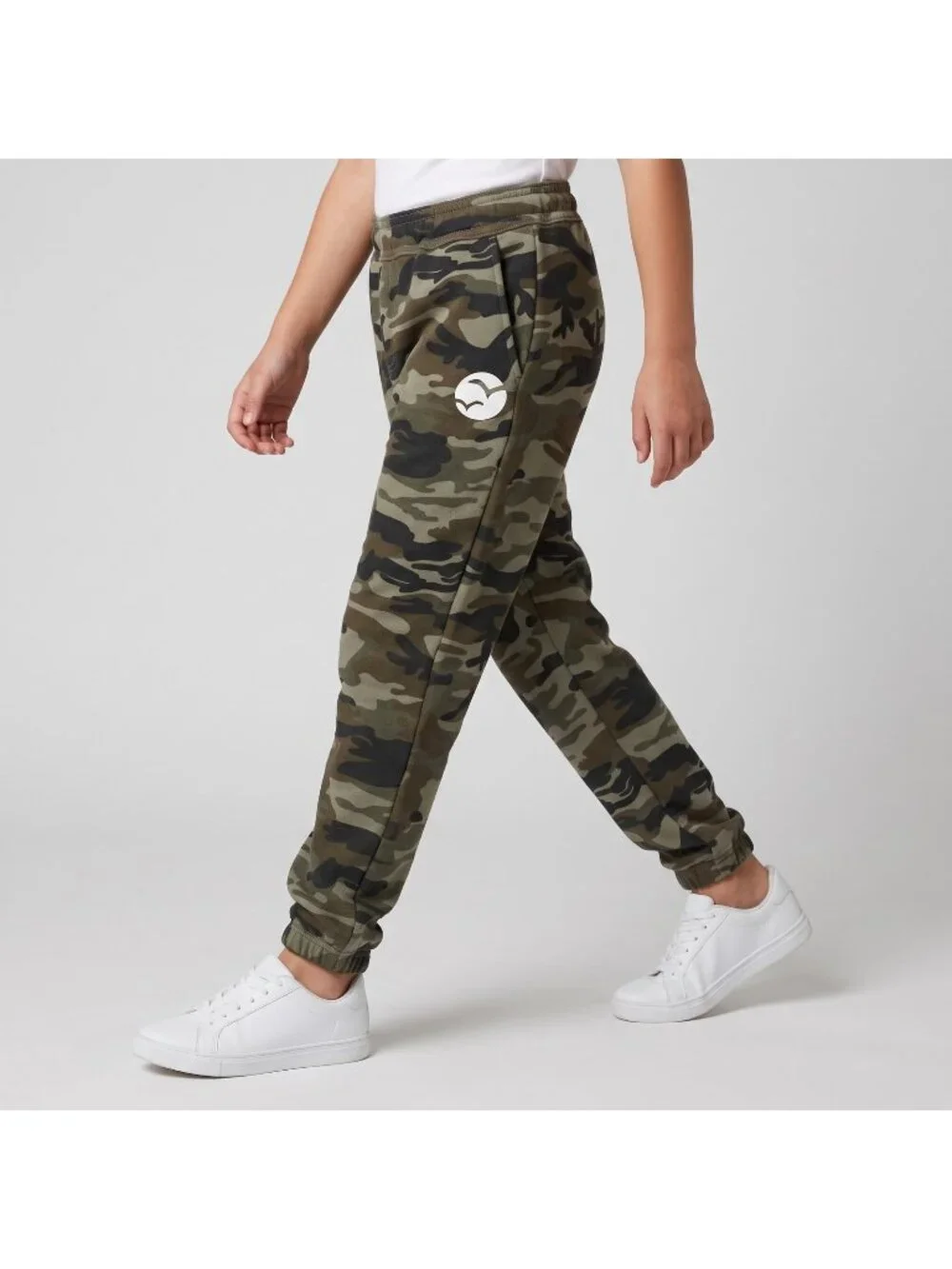 The Two Bird Collection Girl's Camo Print Jogger Camouflage Pants in size 10